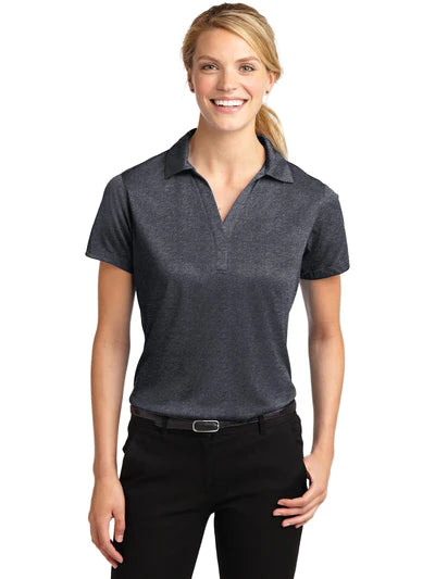 Sport-Tek Ladies Heather Contender Polo