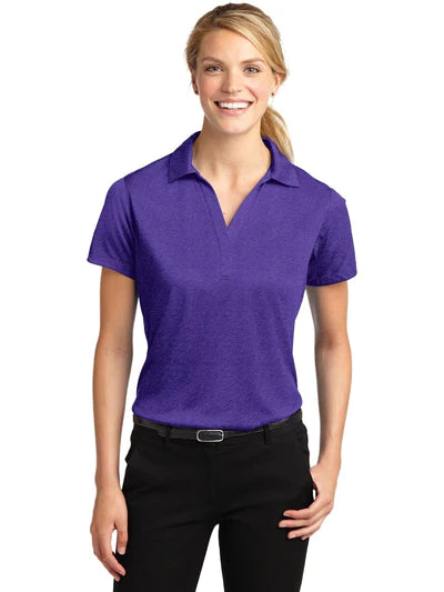 Sport-Tek Ladies Heather Contender Polo
