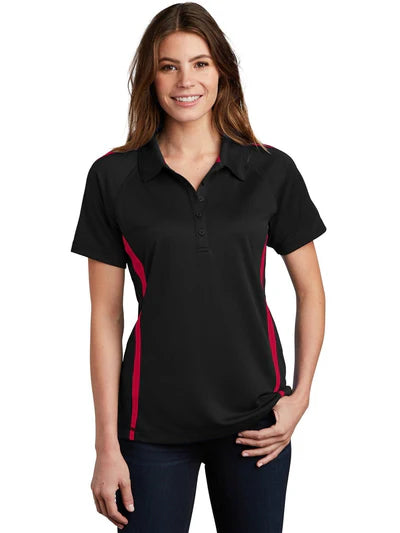 Sport-Tek Women's PosiCharge Micro-Mesh Colorblock Polo