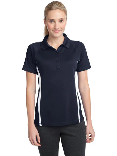Sport-Tek Women's PosiCharge Micro-Mesh Colorblock Polo