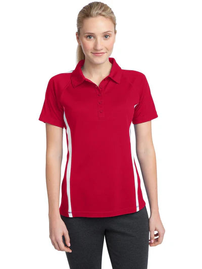 Sport-Tek Women's PosiCharge Micro-Mesh Colorblock Polo
