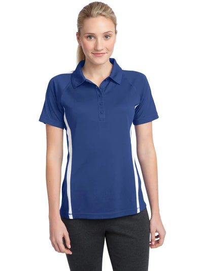 Sport-Tek Women's PosiCharge Micro-Mesh Colorblock Polo