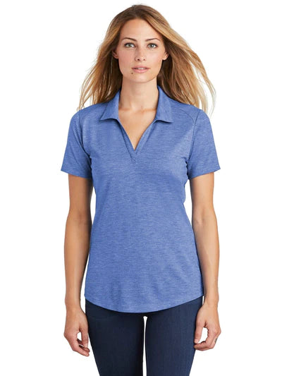 Sport-Tek Ladies PosiCharge Tri-Blend Wicking Polo
