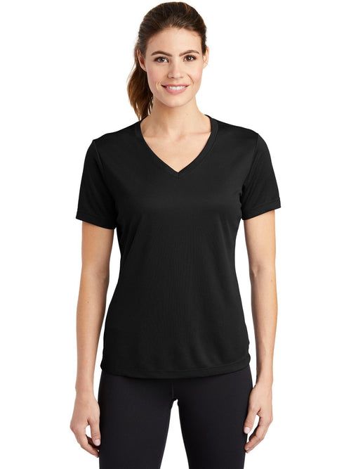 Sport-Tek Women's PosiCharge RacerMesh V-Neck Tee