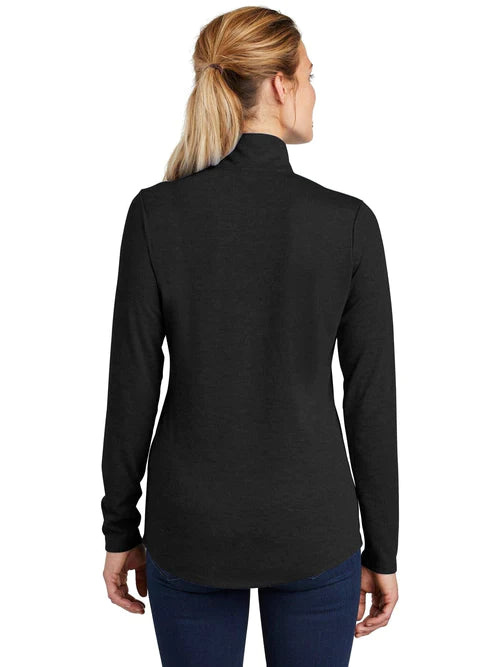 Sport-Tek Ladies PosiCharge Tri-Blend Wicking 1/4-Zip Pullover