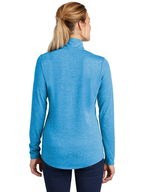 Sport-Tek Ladies PosiCharge Tri-Blend Wicking 1/4-Zip Pullover
