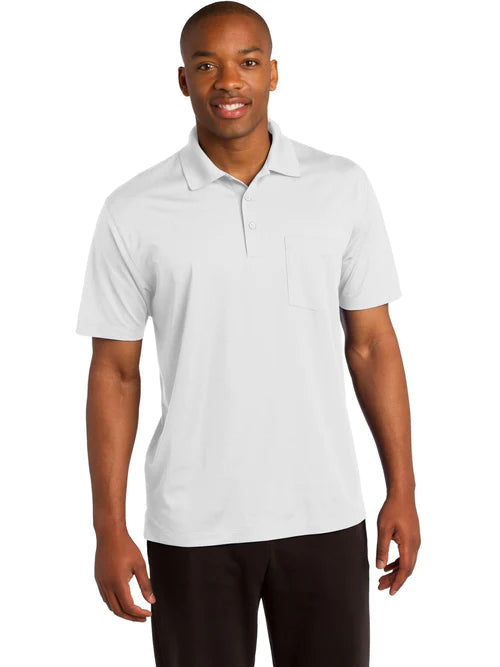 Sport-Tek Micropique Sport-Wick Pocket Polo