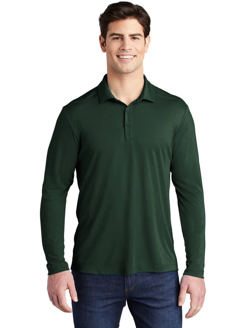 Sport-Tek Posi-UV Pro Long Sleeve Polo