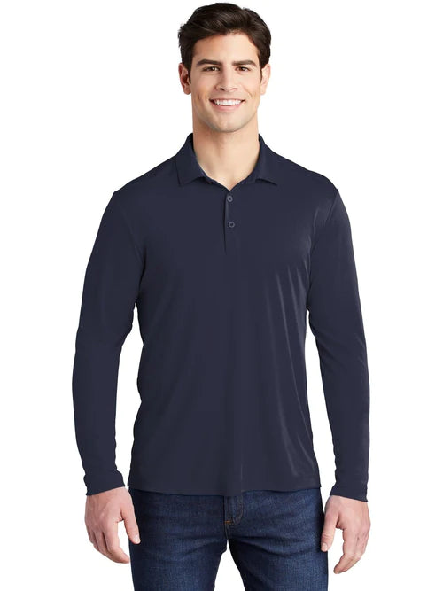 Sport-Tek Posi-UV Pro Long Sleeve Polo