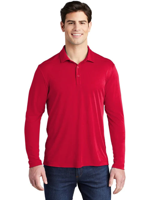 Sport-Tek Posi-UV Pro Long Sleeve Polo