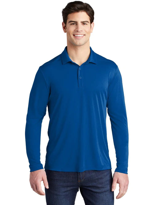 Sport-Tek Posi-UV Pro Long Sleeve Polo
