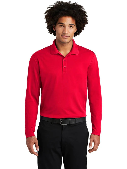 Sport-Tek PosiCharge RacerMesh Long Sleeve Polo