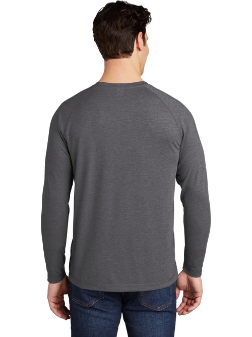 Sport-Tek PosiCharge Long Sleeve Tri-Blend Wicking Raglan Tee