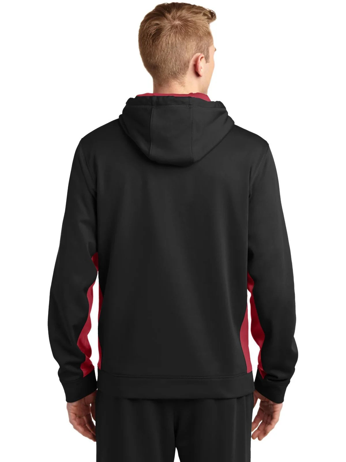 Sport-Tek Sport-Wick Fleece Colorblock Hooded Pullover