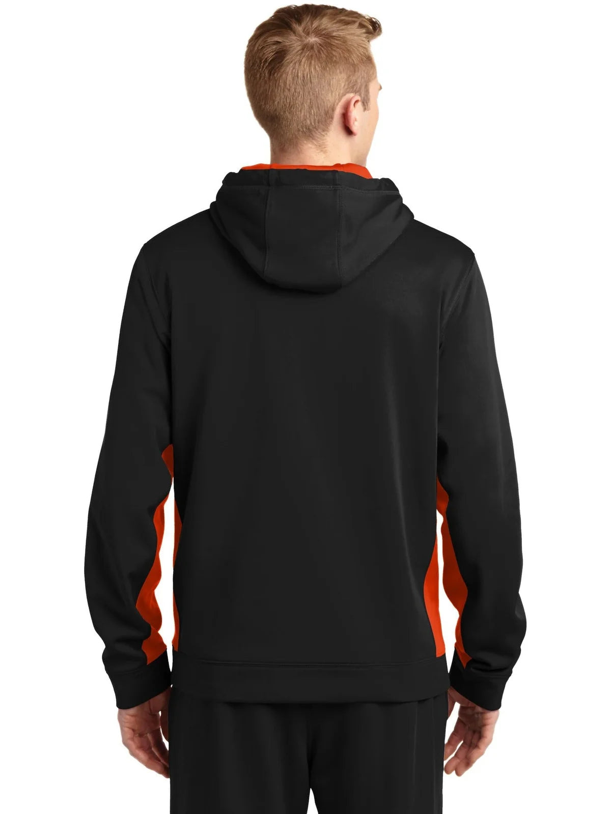 Sport-Tek Sport-Wick Fleece Colorblock Hooded Pullover