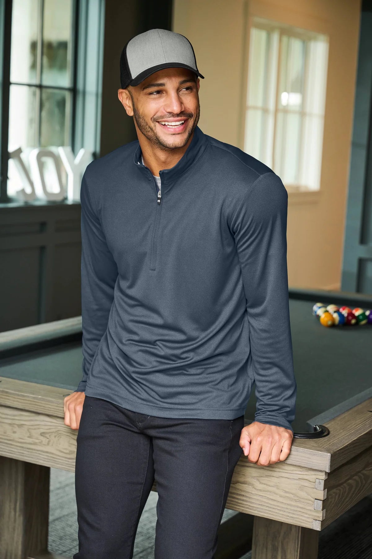 TravisMathew Cruz Colorblock Trucker Cap