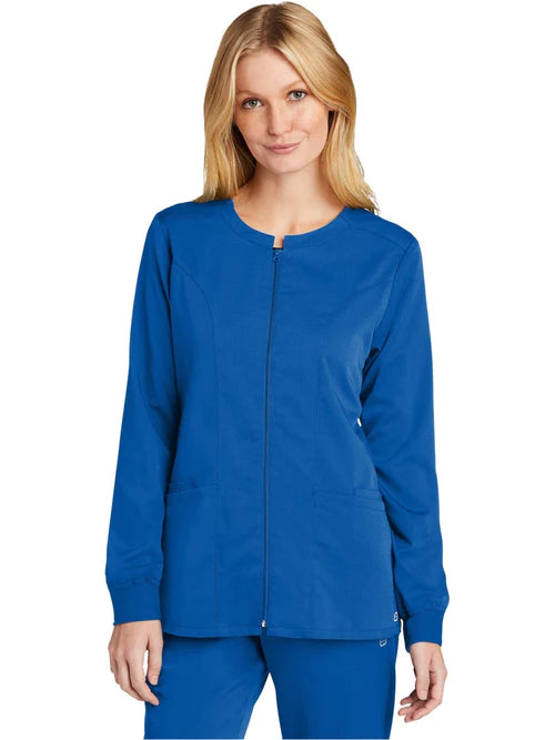 WonderWink Women’s Premiere Flex Full-Zip Scrub Jacket