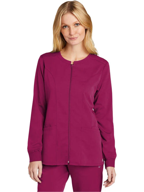WonderWink Women’s Premiere Flex Full-Zip Scrub Jacket