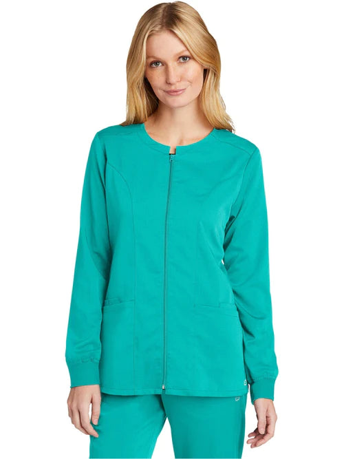 WonderWink Women’s Premiere Flex Full-Zip Scrub Jacket