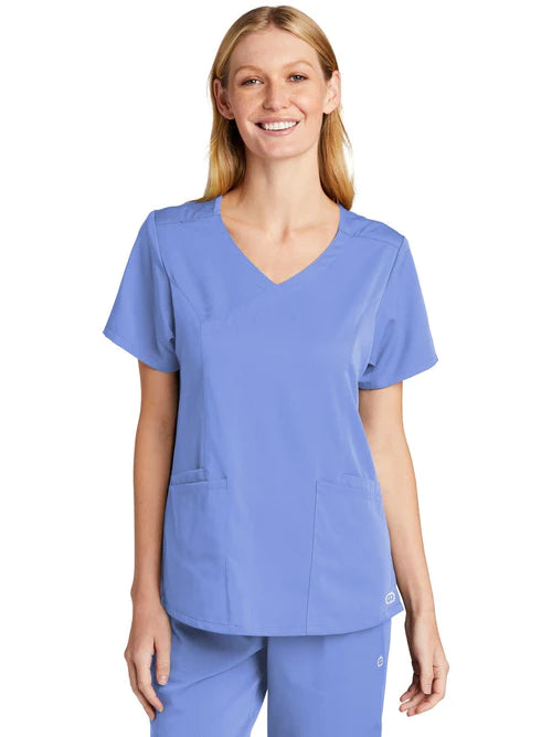 WonderWink Women’s Premiere Flex Mock Wrap Top