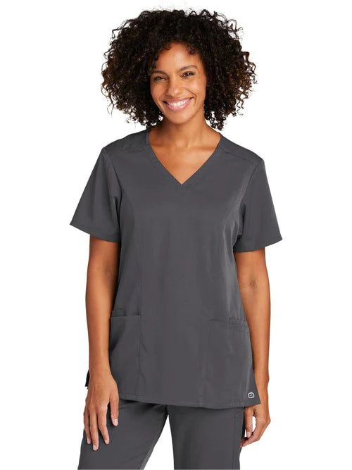 WonderWink Womenās Premiere Flex V-Neck Top