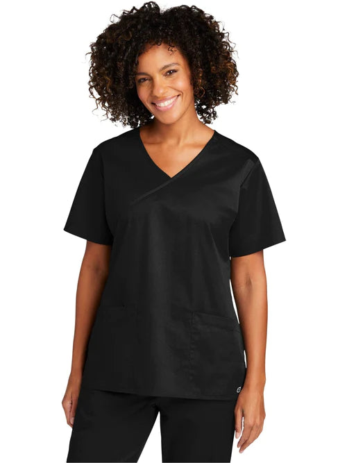 WonderWink Women’s WorkFlex Mock Wrap Top