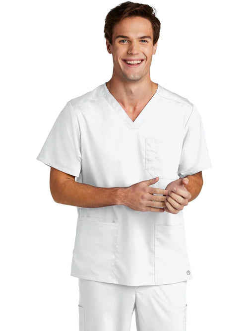 WonderWink Men's Premiere Flex V-Neck Top