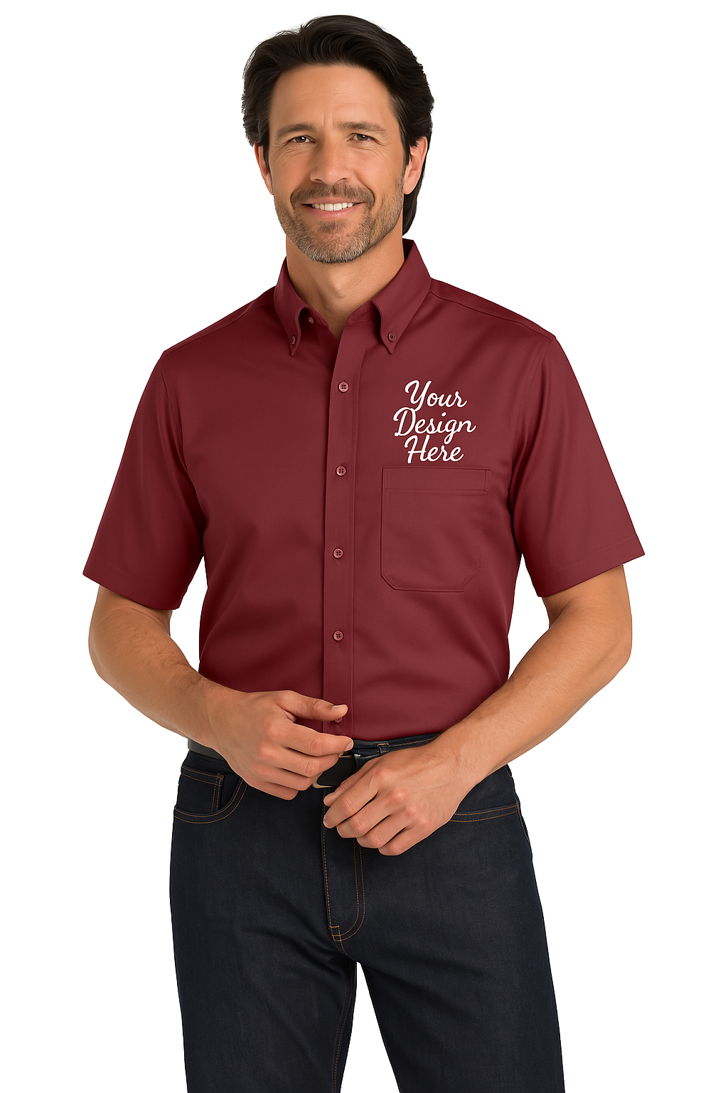 Port AuthorityĀ® Short Sleeve SuperPro React Twill Shirt