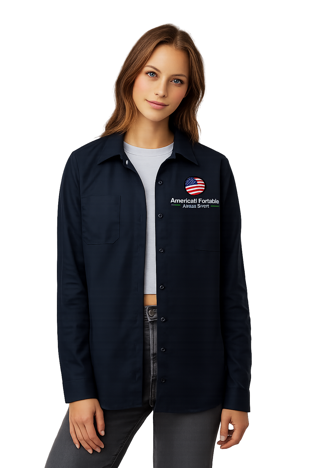 Dickies Women's Long Sleeve Industrial Work Shirt