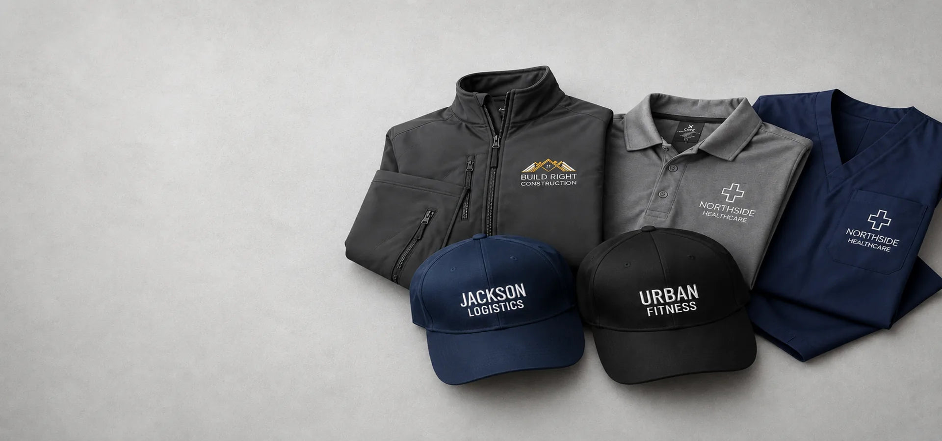 Custom apparel for every industry including medical, construction, hospitality and corporate uniforms