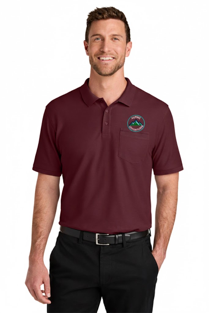 Port Authority Wearever Signature Pique Pocket Polo