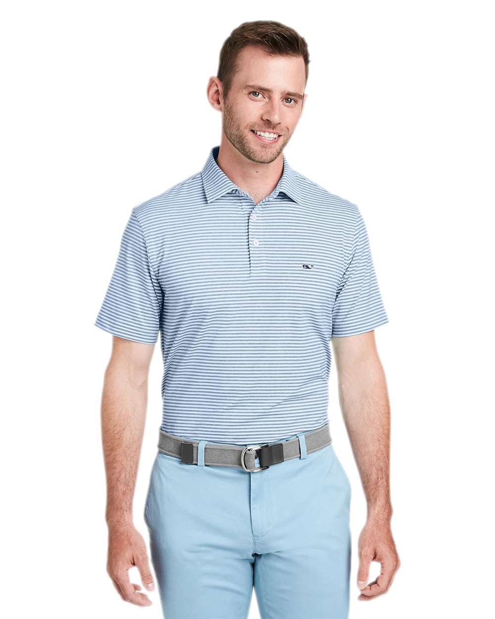 Vineyard Vines Heathered Winstead Sankaty Polo