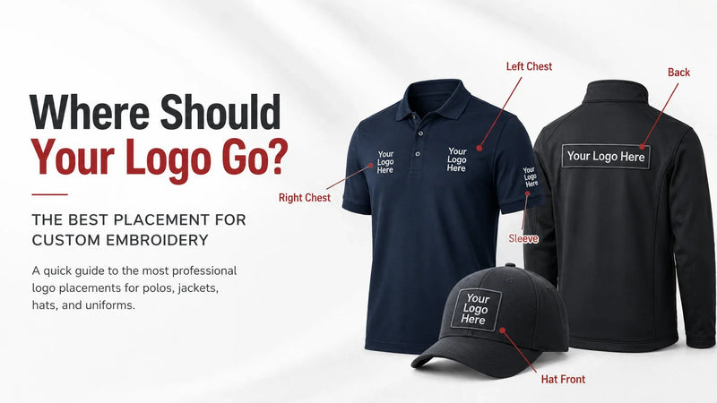 Where Should Your Logo Go? The Best Placement for Custom Embroidery