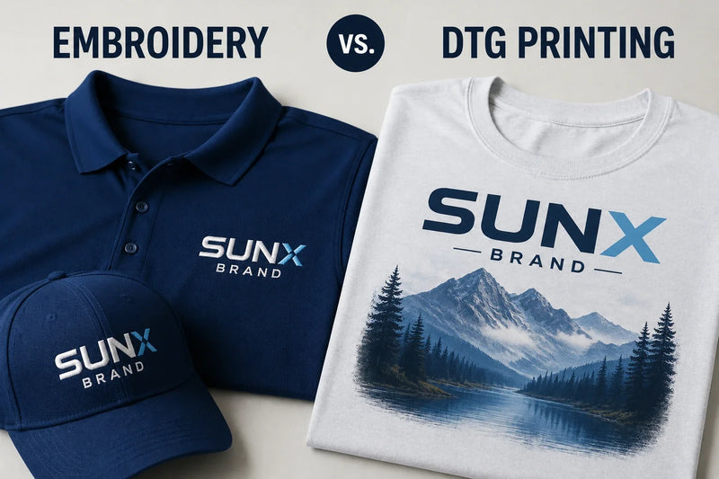 Embroidery vs. DTG Printing: Which Is Better for Custom Apparel?