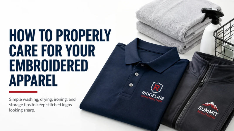How to Properly Care for Your Embroidered Apparel