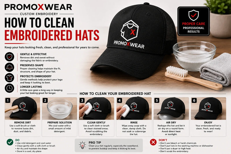 How to Clean Embroidered Hats Without Damaging Them