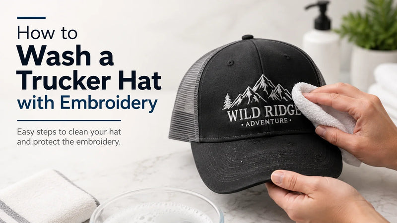 How to Wash a Trucker Hat with Embroidery