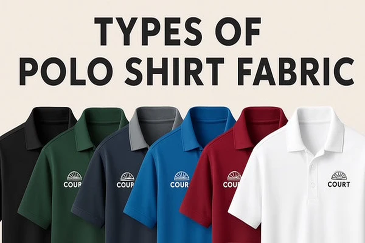 Types of Polo Shirt Fabric for Embroidery: Cotton, Polyester & More