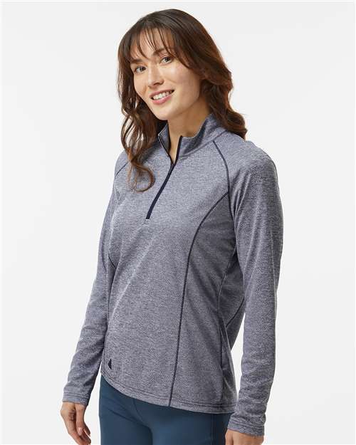 Adidas Women's Space Dyed Quarter-Zip Pullover