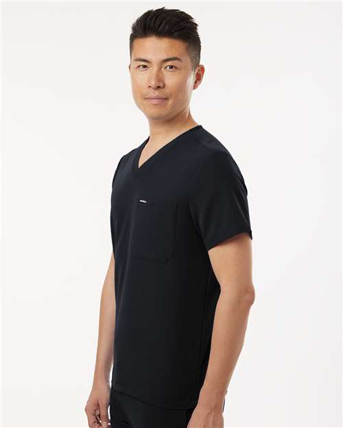 Jaanuu Holmes Everyday 1-Pocket Scrub V-Neck Top
