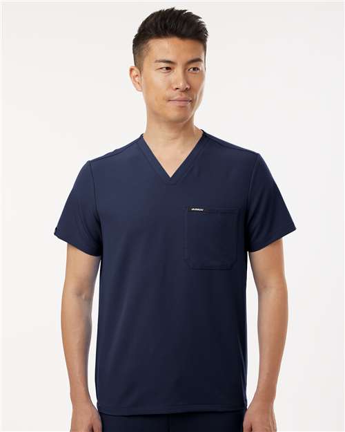 Jaanuu Holmes Everyday 1-Pocket Scrub V-Neck Top