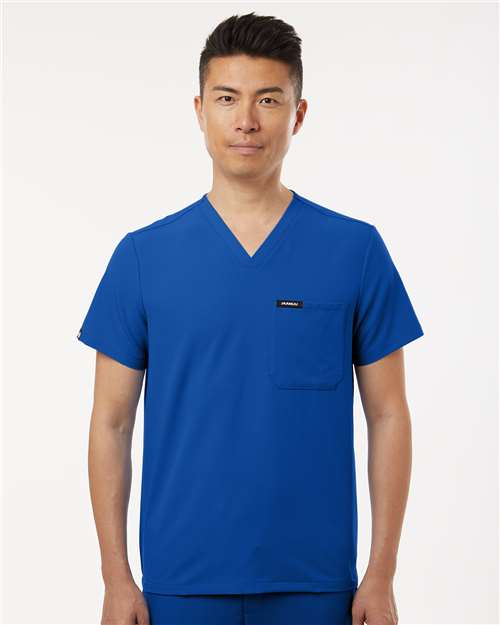 Jaanuu Holmes Everyday 1-Pocket Scrub V-Neck Top