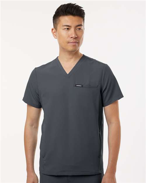 Jaanuu Platt 3-Pocket Scrub V-Neck Top