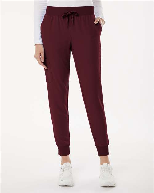 Jaanuu Ladies Silex Knit-Waist Scrub Joggers - SOLD BLANK
