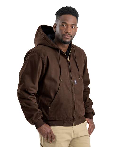 Berne Heartland Washed Cotton Duck Hooded Jacket