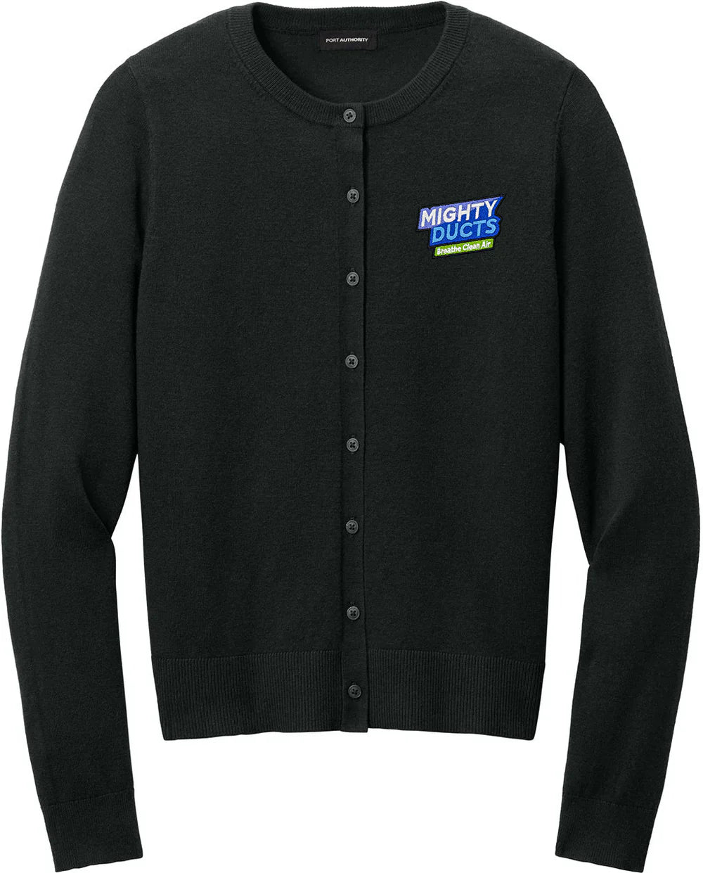 Port Authority Women’s Easy Care Crewneck Cardigan Sweater