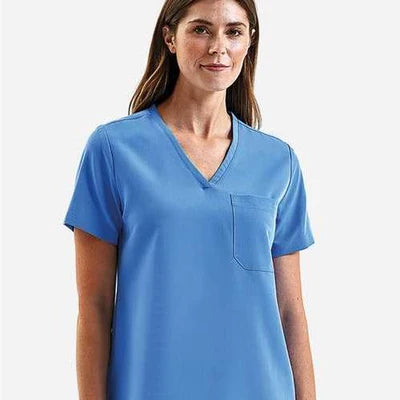 Onna Ladies Limitless V-Neck Stretch Scrub Top