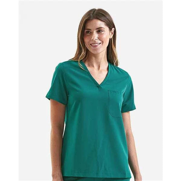 Onna Ladies Limitless V-Neck Stretch Scrub Top