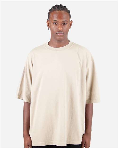 Shaka Wear Unisex Max Heavyweight Garment-Dyed Drop Shoulder T-Shirt