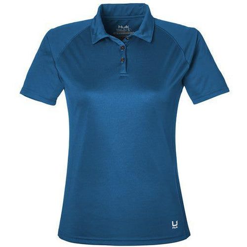 HUK Women’s LoPro Solid Performance Polo
